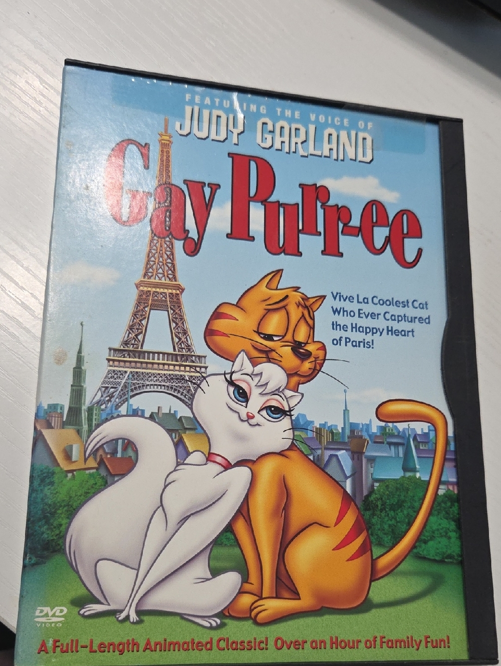 Warner Bros. Gay Purr-ee DVD — White & Orange Cover